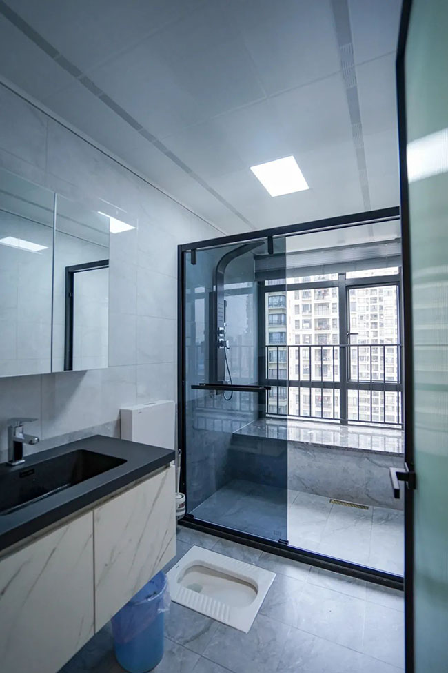 170㎡三居，現(xiàn)代輕奢風融入中式元素，體驗高雅生活